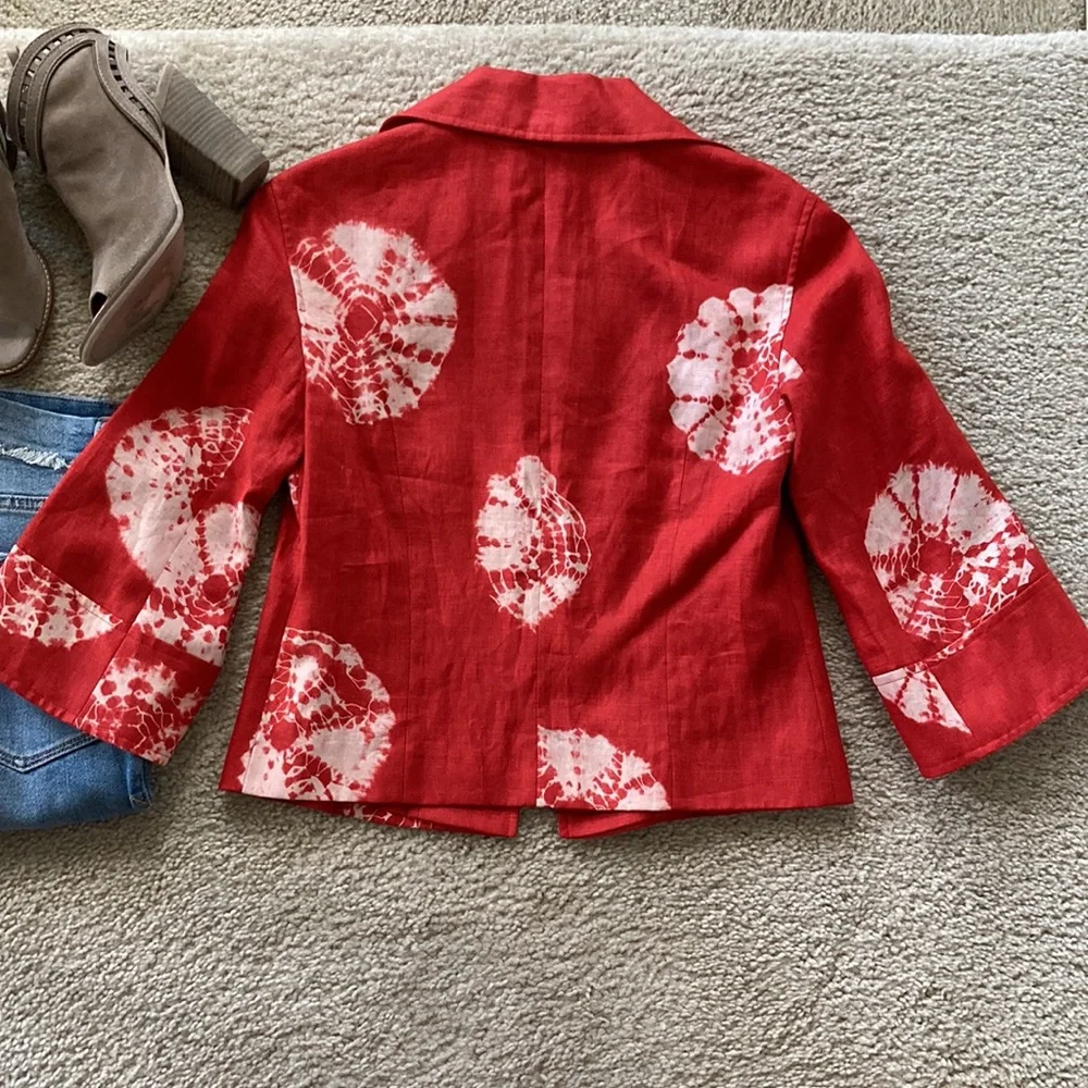 Lafayette 148 New York Tie Dye Jacket - Picture 8 of 8